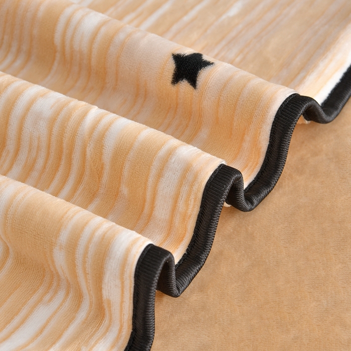 91家纺网 家纺一手货源 找家纺 赫本 2025新品8斤爆品牛奶绒四件套床裙款金雕绒法莱绒四套件 蝶语-咖