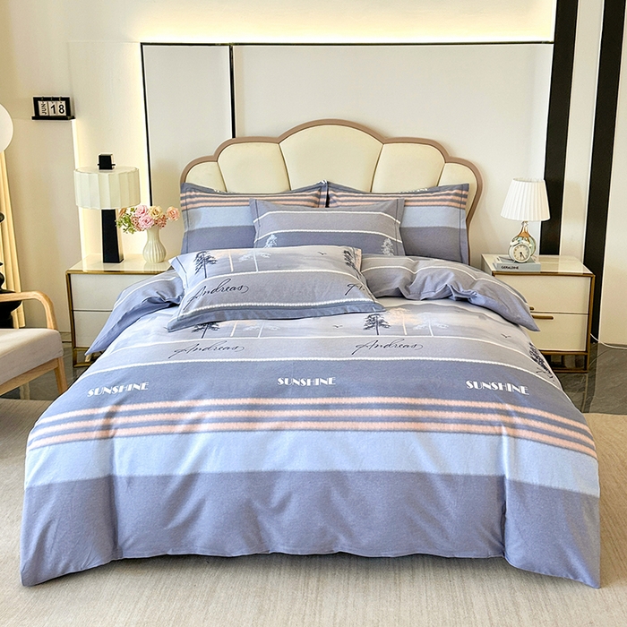 91家纺网 家纺一手货源 找家纺 橘姿 2025新款100%加厚全棉四件套纯棉四件套磨毛四件套礼盒装（控价不低于170） 梦幻树