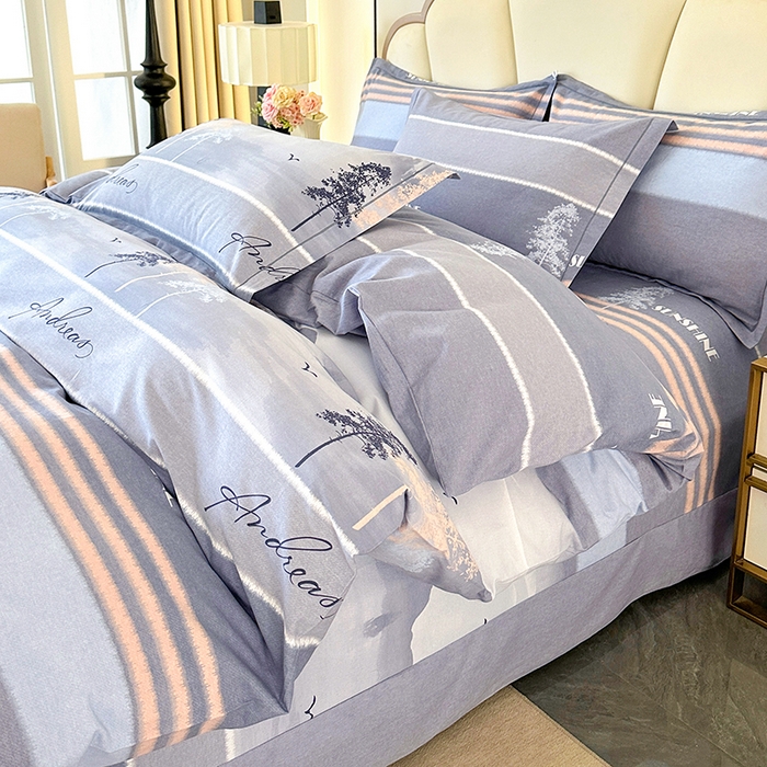 91家纺网 家纺一手货源 找家纺 橘姿 2025新款100%加厚全棉四件套纯棉四件套磨毛四件套礼盒装（控价不低于170） 梦幻树