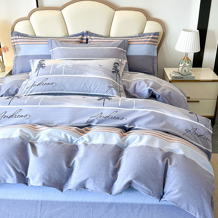 91家纺网 家纺一手货源 找家纺 橘姿 2025新款100%加厚全棉四件套纯棉四件套磨毛四件套礼盒装（控价不低于170） 梦幻树