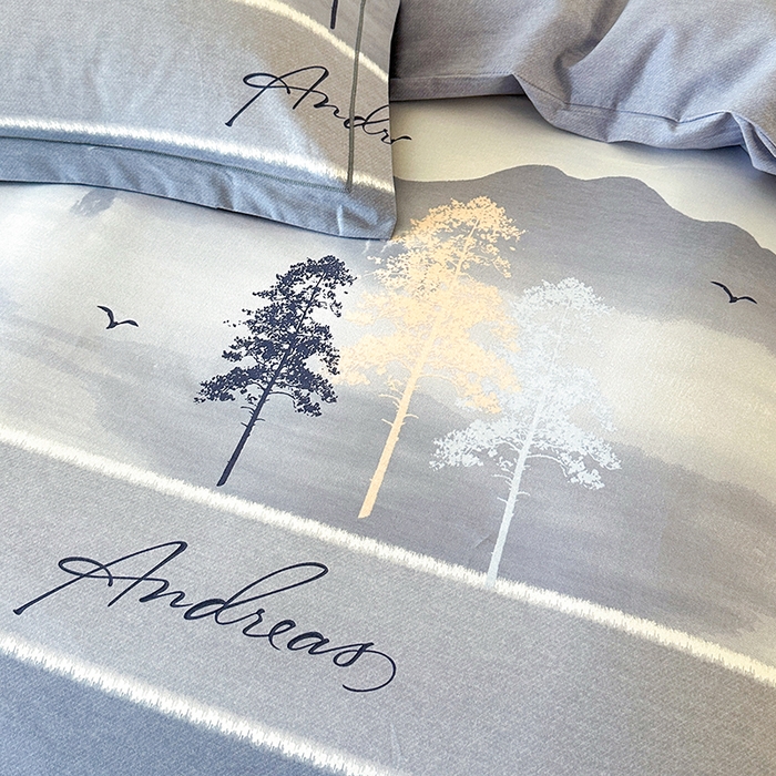 91家纺网 家纺一手货源 找家纺 橘姿 2025新款100%加厚全棉四件套纯棉四件套磨毛四件套礼盒装（控价不低于170） 梦幻树