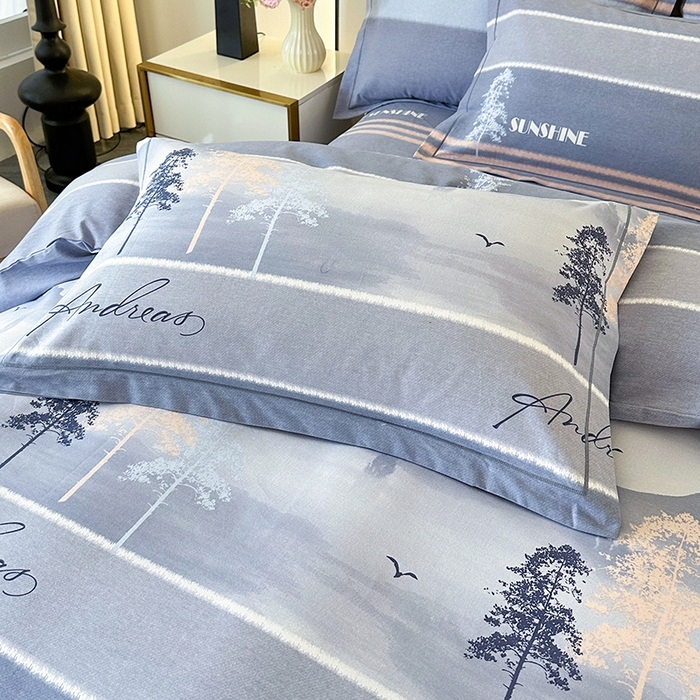 91家纺网 家纺一手货源 找家纺 橘姿 2025新款100%加厚全棉四件套纯棉四件套磨毛四件套礼盒装（控价不低于170） 梦幻树