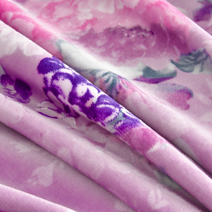 91家纺网 家纺一手货源 找家纺 赫本 2025新品8斤爆品牛奶绒四件套床裙款金雕绒法莱绒四套件 丽芙