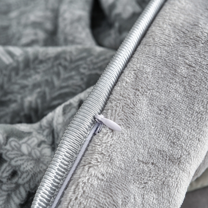 91家纺网 家纺一手货源 找家纺 赫本 2025新品8斤爆品牛奶绒四件套床裙款金雕绒法莱绒四套件 疏影