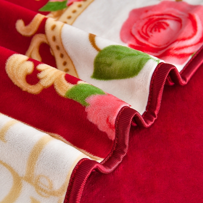 91家纺网 家纺一手货源 找家纺 赫本 2025新品8斤爆品牛奶绒四件套床裙款金雕绒法莱绒四套件 织梦-红