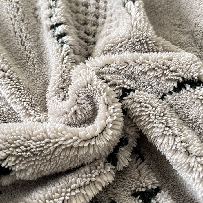 91家纺网 家纺一手货源 找家纺 欧邦 2025新款阳离子舒棉绒牛奶绒床笠单床笠床笠单件-可可熊 可可熊-灰色