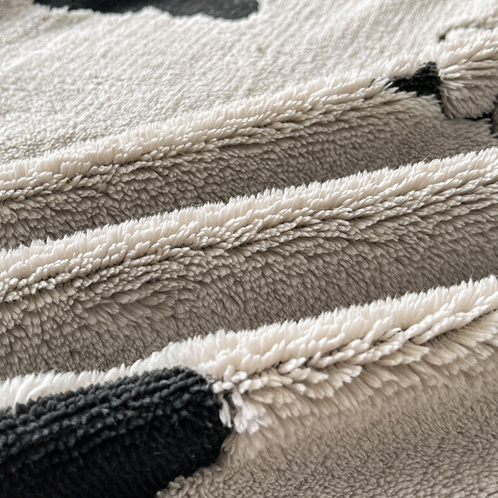 91家纺网 家纺一手货源 找家纺 欧邦 2025新款阳离子舒棉绒牛奶绒床笠单床笠床笠单件-可可熊 可可熊-灰色