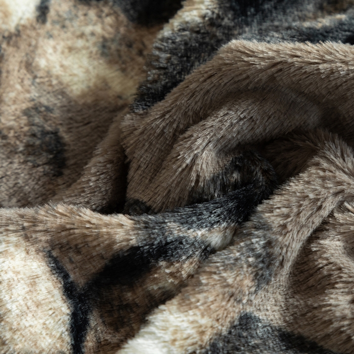 91家纺网 家纺一手货源 找家纺 库里梦家纺 2025新款跨境专供网红直播热款加厚兔毛绒毯可定做尺寸 百合-灰