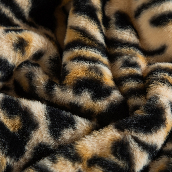 91家纺网 家纺一手货源 找家纺 库里梦家纺 2025新款跨境专供网红直播热款加厚兔毛绒毯可定做尺寸 豹点纹