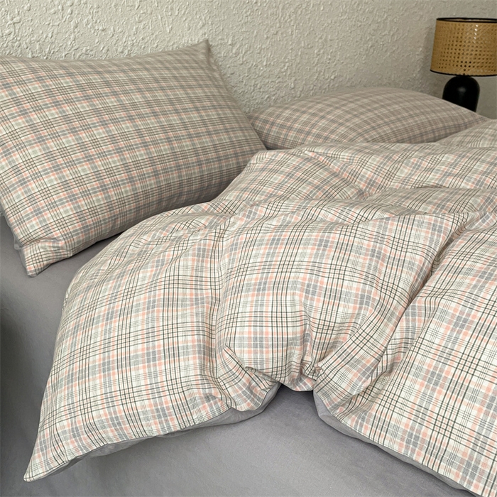 91家纺网 家纺一手货源 找家纺 （总）曲之慕 2025新款亲肤舒适全棉纯棉色织水洗棉四件套