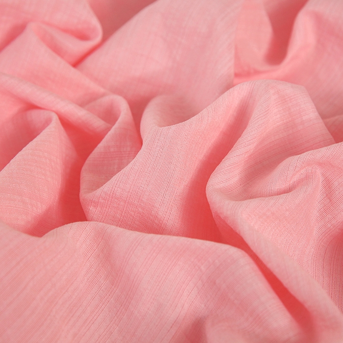 91家纺网 家纺一手货源 找家纺 一诺家居 2025新款A类云感棉双层纱纯色床单针织棉母婴级裸睡木棉床单三件套 量大可优惠 优雅粉