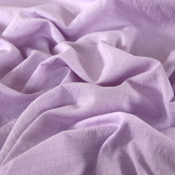 91家纺网 家纺一手货源 找家纺 一诺家居 2025新款A类云感棉双层纱纯色床单针织棉母婴级裸睡木棉床单三件套 量大可优惠 熏衣紫