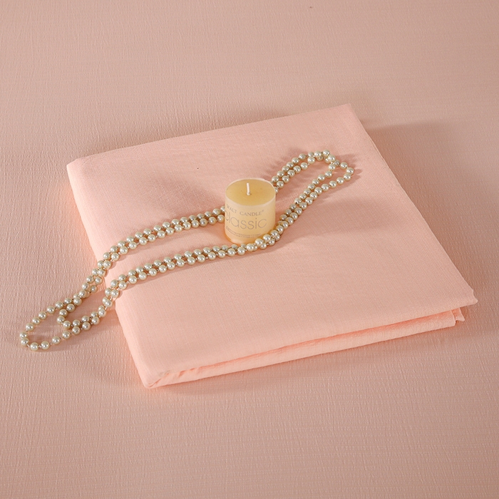 91家纺网 家纺一手货源 找家纺 一诺家居 2025新款A类云感棉双层纱纯色床单针织棉母婴级裸睡木棉床单三件套 量大可优惠 香妃玉