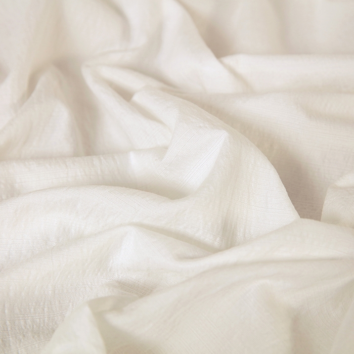 91家纺网 家纺一手货源 找家纺 一诺家居 2025新款A类云感棉双层纱纯色床单针织棉母婴级裸睡木棉床单三件套 量大可优惠 奶昔白