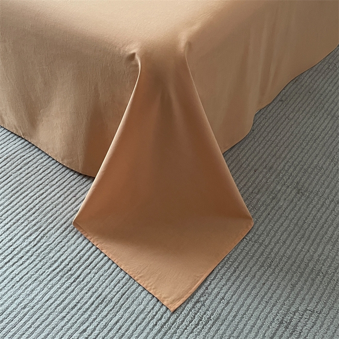 91家纺网 家纺一手货源 找家纺 曲之慕 2025新款亲肤舒适全棉纯棉色织水洗棉四件套 浮生翩翩-兰