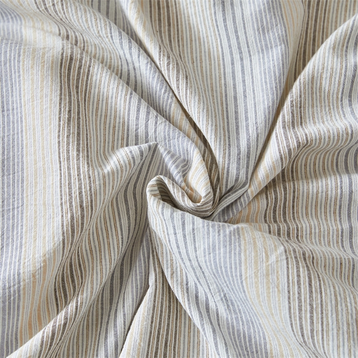 91家纺网 家纺一手货源 找家纺 曲之慕 2025新款亲肤舒适全棉纯棉色织水洗棉四件套 凯西亚-兰