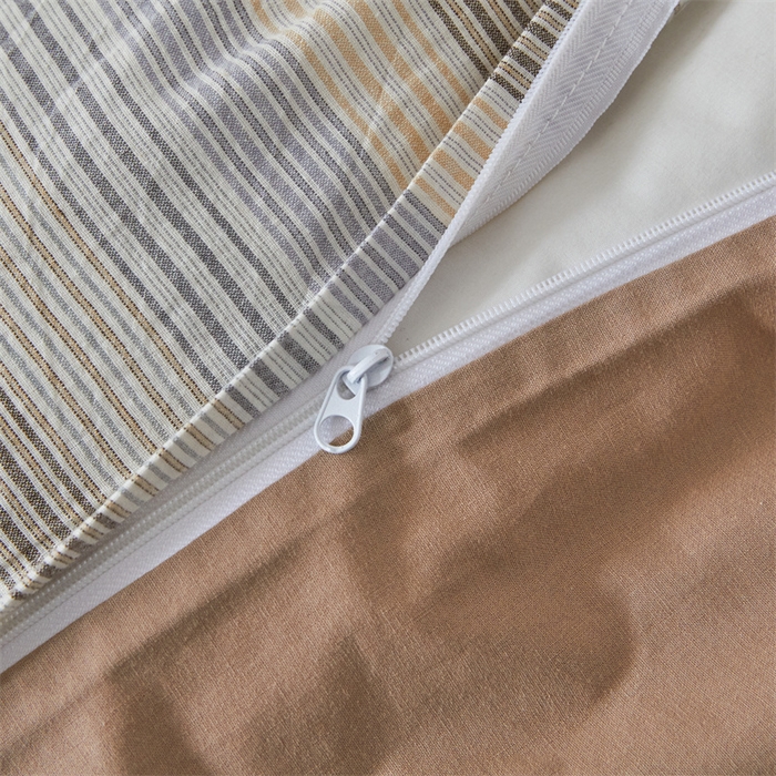 91家纺网 家纺一手货源 找家纺 曲之慕 2025新款亲肤舒适全棉纯棉色织水洗棉四件套 凯西亚-兰