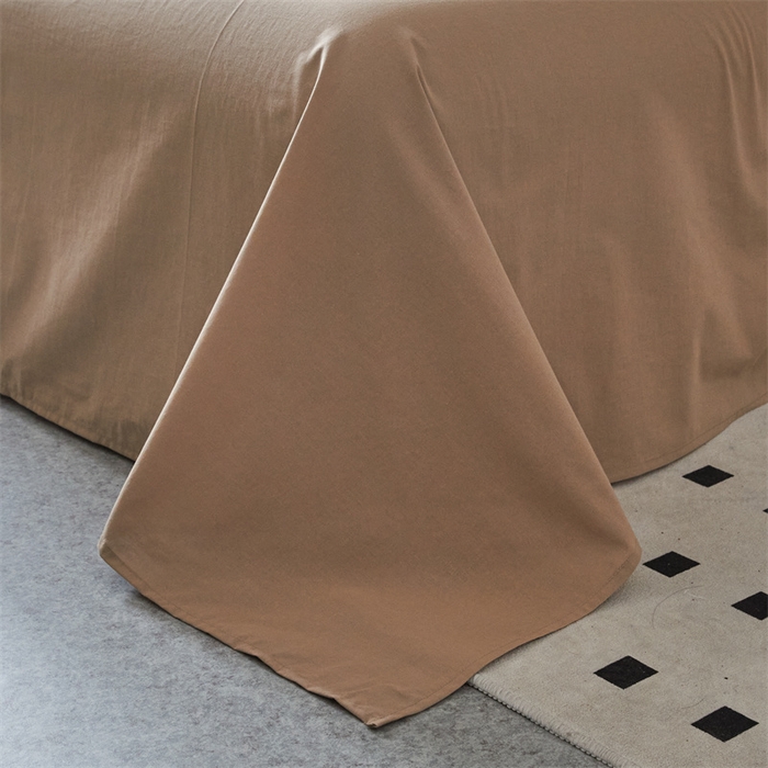 91家纺网 家纺一手货源 找家纺 曲之慕 2025新款亲肤舒适全棉纯棉色织水洗棉四件套 凯西亚-兰