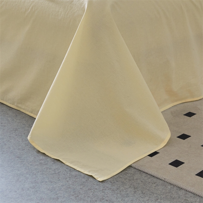 91家纺网 家纺一手货源 找家纺 曲之慕 2025新款亲肤舒适全棉纯棉色织水洗棉四件套 克鲁奇-绿