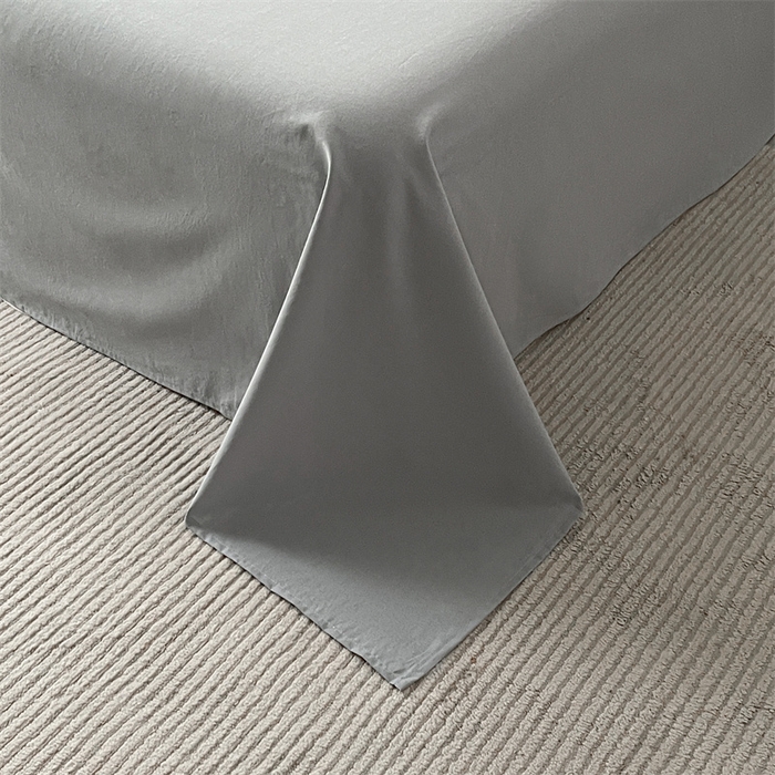 91家纺网 家纺一手货源 找家纺 曲之慕 2025新款亲肤舒适全棉纯棉色织水洗棉四件套 梦语-兰