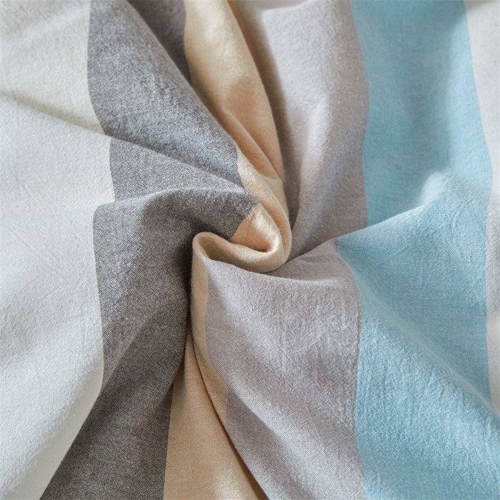 91家纺网 家纺一手货源 找家纺 曲之慕 2025新款亲肤舒适全棉纯棉色织水洗棉四件套 如梦令