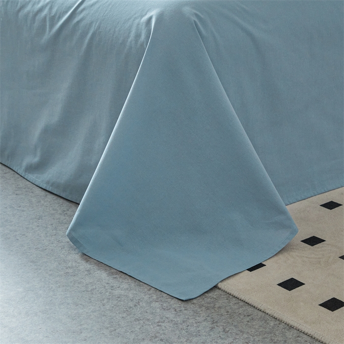 91家纺网 家纺一手货源 找家纺 曲之慕 2025新款亲肤舒适全棉纯棉色织水洗棉四件套 如梦令