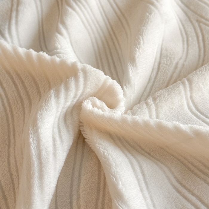 91家纺网 家纺一手货源 找家纺 酱子 2025新款AB版烂花牛奶绒四件套 烂花-米蓝