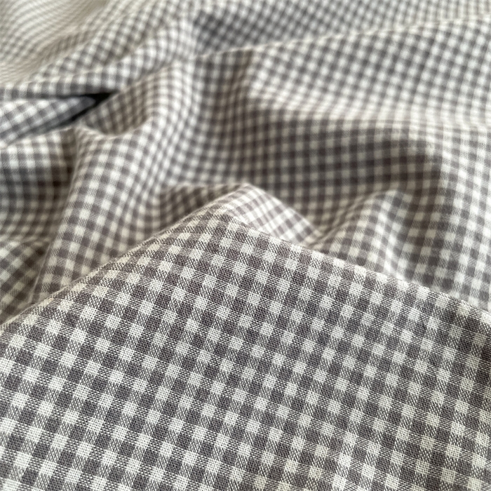 91家纺网 家纺一手货源 找家纺 曲之慕 2025新款简约纯色全棉纯棉色织水洗棉四件套 维希格调-灰