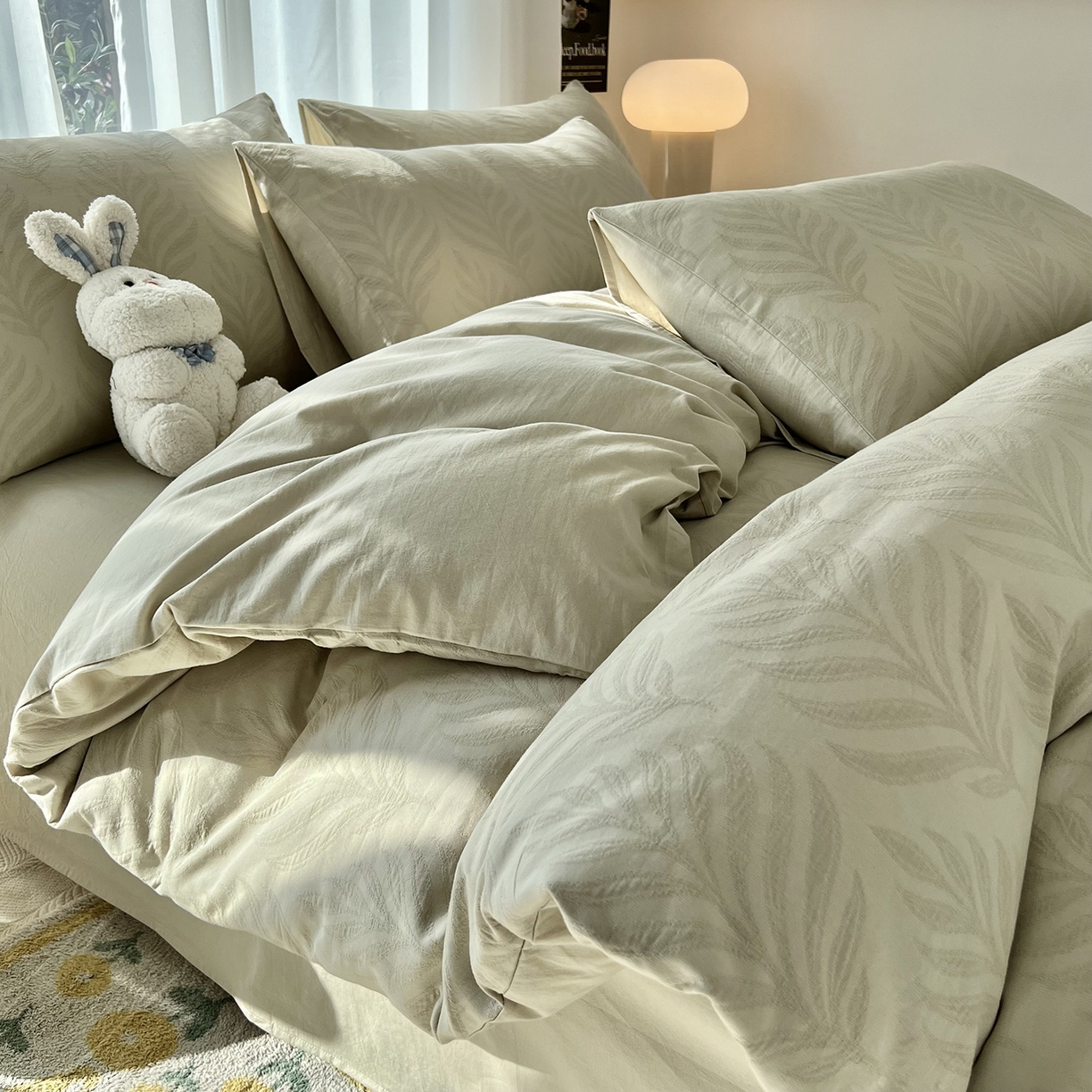 91家纺网 家纺一手货源 找家纺 （总）宜代光年 2025新款60S水洗棉提花[单品被套]