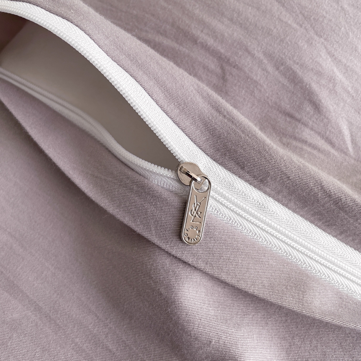 91家纺网 家纺一手货源 找家纺 宜代光年 2025新款60S水洗棉提花单品被套 陌上花开-紫