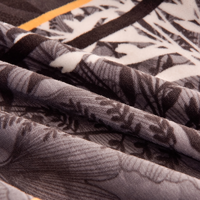 91家纺网 家纺一手货源 找家纺 赫本 2025新品8斤爆品牛奶绒四件套床裙款金雕绒法莱绒四套件 黄金叶 