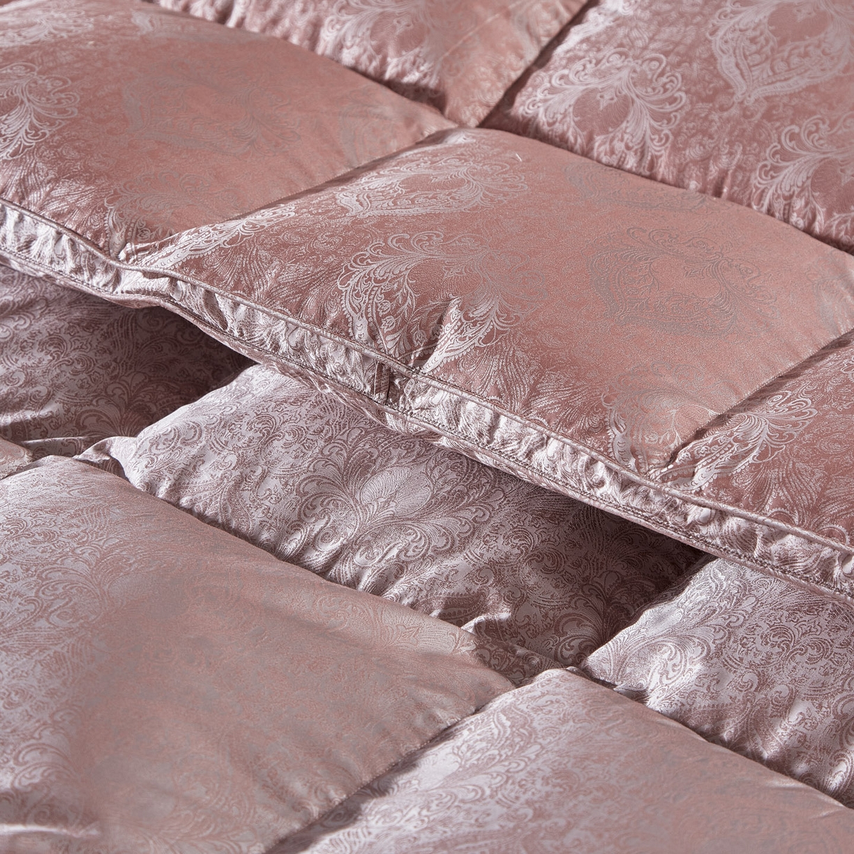 91家纺网 家纺一手货源 找家纺 2025新款绒子含量95鸭绒  莫代尔混纺95白鸭绒被双人鸭绒 羽绒被子冬被芯 伊莲娜