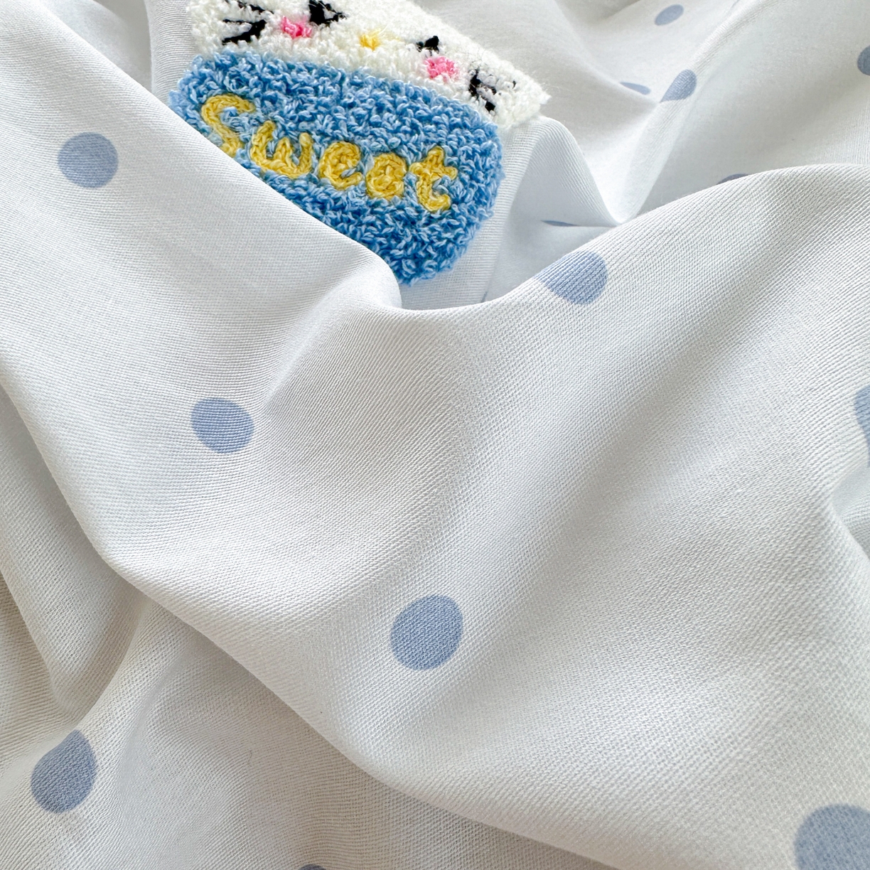 91家纺网 家纺一手货源 找家纺 （总）女子家纺 2025新款13370纯棉毛巾绣呆萌系列四件套