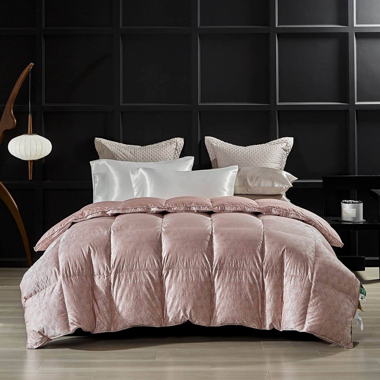 91家纺网 家纺一手货源 找家纺 （总）暖羽屋羽绒馆 2025新款绒子含量95鸭绒  莫代尔混纺95白鸭绒被双人鸭绒 b面 羽绒被子冬被芯