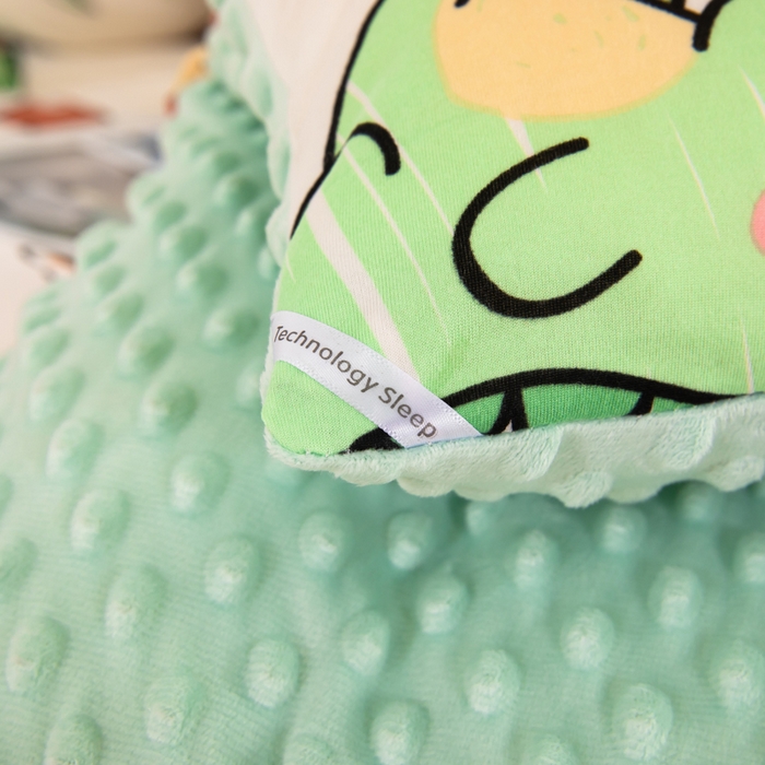 91家纺网 家纺一手货源 找家纺 天瑜家纺 2025新款针织棉豆豆绒大豆被冬被被子被芯 快乐熊猫