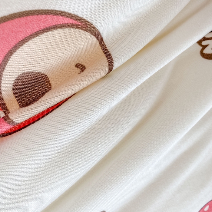 91家纺网 家纺一手货源 找家纺 天瑜家纺 2025新款针织棉豆豆绒大豆被冬被被子被芯 小草莓熊