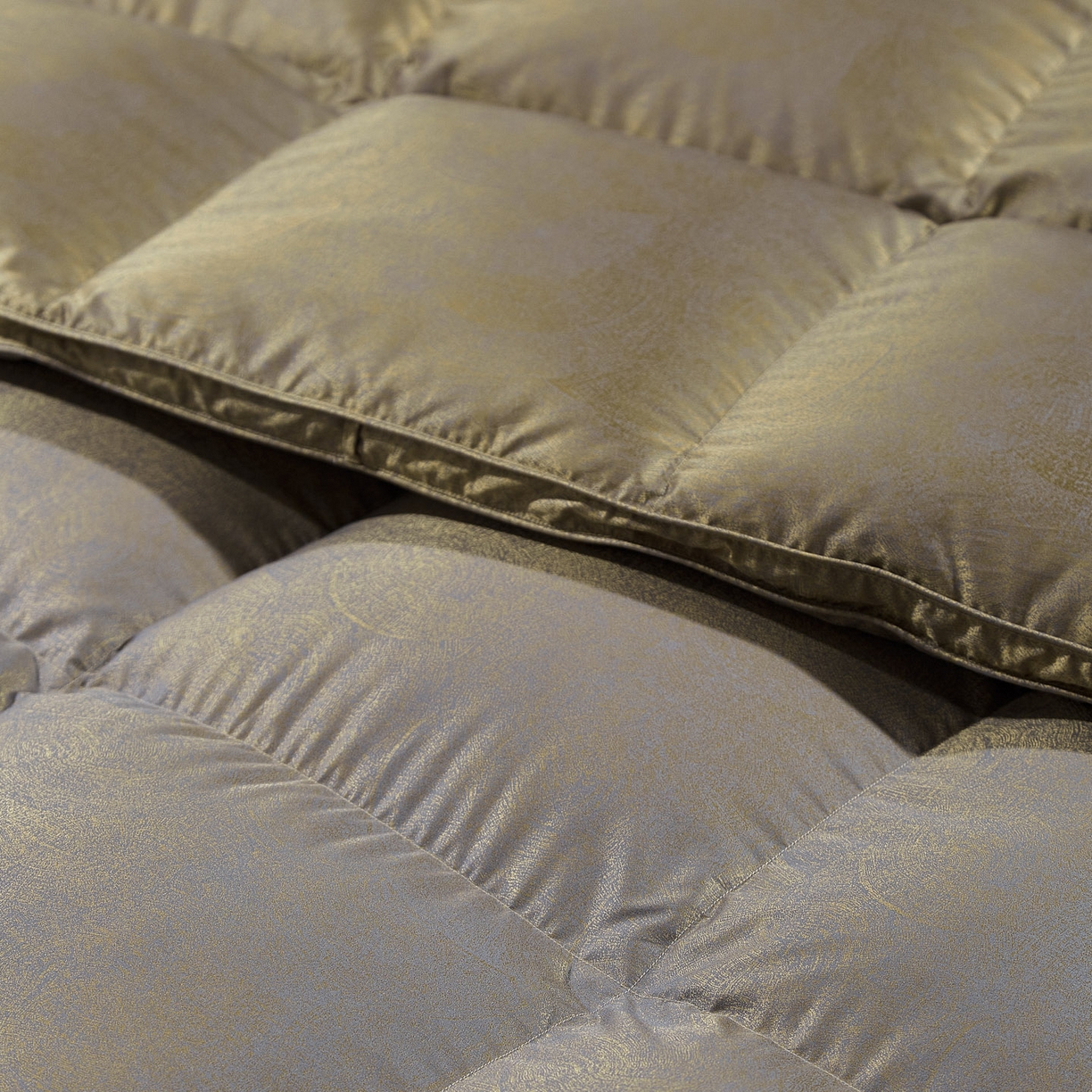 91家纺网 家纺一手货源 找家纺 暖羽屋羽绒馆 2025新款绒子含量95鸭绒  莫代尔混纺95白鸭绒被双人鸭绒 b面 羽绒被子冬被芯 D香之沁 B面效果