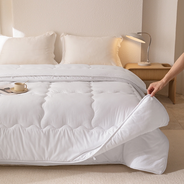 91家纺网 家纺一手货源 找家纺 （总）天瑜家纺 2025新款磨毛冬被二合一子母被被子被芯