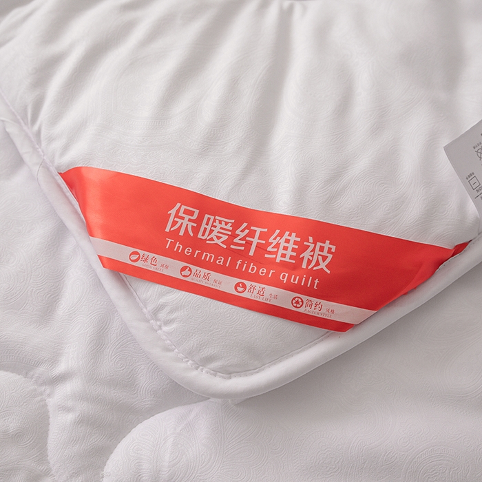 91家纺网 家纺一手货源 找家纺 天瑜家纺 2025新款磨毛冬被二合一子母被被子被芯 白色