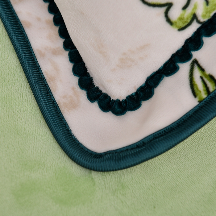 91家纺网 家纺一手货源 找家纺 赫本 2025新品8斤爆品牛奶绒四件套床裙款金雕绒法莱绒四套件 简若花语