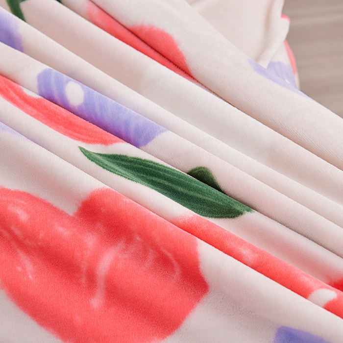 91家纺网 家纺一手货源 找家纺 赫本 2025新品8斤爆品牛奶绒四件套床裙款金雕绒法莱绒四套件 幸运心