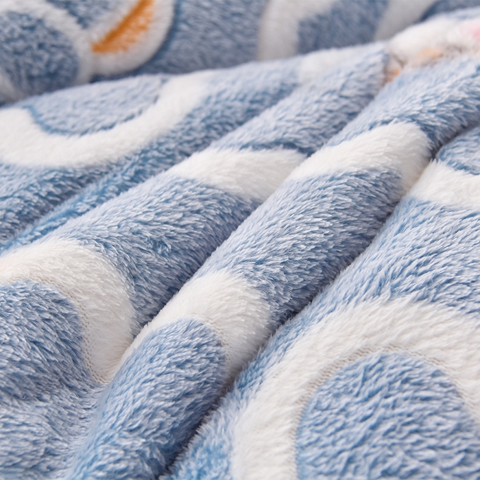 91家纺网 家纺一手货源 找家纺 南北家居 2025新款AB版雪花绒羊羔绒冬被被子被芯 恐龙战队