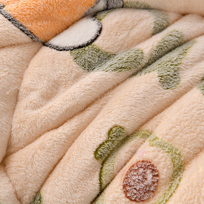 91家纺网 家纺一手货源 找家纺 南北家居 2025新款AB版雪花绒羊羔绒冬被被子被芯 萌宠乐园