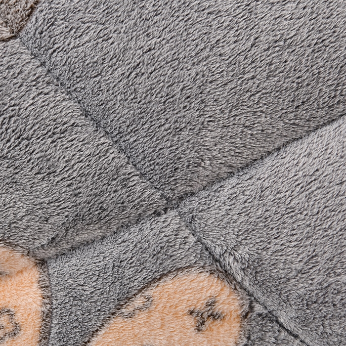 91家纺网 家纺一手货源 找家纺 南北家居 2025新款AB版雪花绒羊羔绒冬被被子被芯 比心兔兔