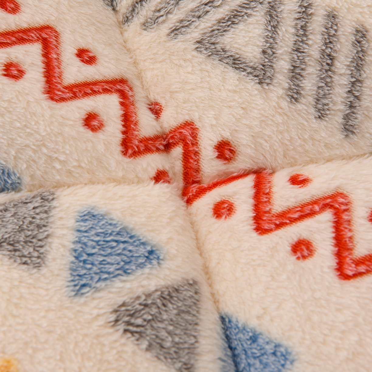 91家纺网 家纺一手货源 找家纺 南北家居 2025新款AB版雪花绒羊羔绒冬被被子被芯 波西米亚