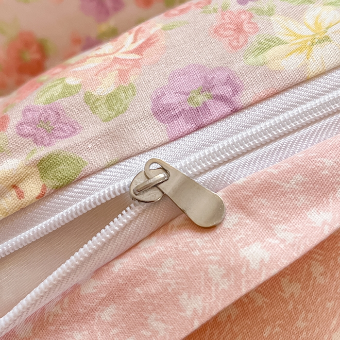 91家纺网 家纺一手货源 找家纺 花梦欣 2025新款全棉印花单品系列-四件套柏林梦境豆沙