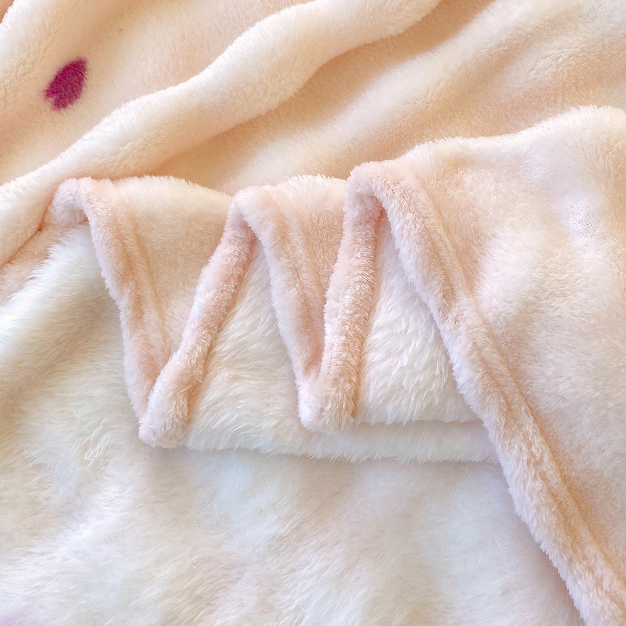 91家纺网 家纺一手货源 找家纺 爱彼家纺 2025秋冬新款高克重简约印花泡泡绒毯多功能毯毛毯毯子 玫瑰情缘