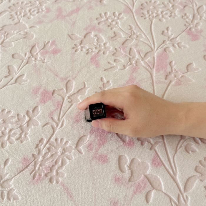 91家纺网 家纺一手货源 找家纺 LIFE.丽芙 2025秋冬新款A类牛奶绒加厚立体雕花压线宽边枕套 花朝梦-粉