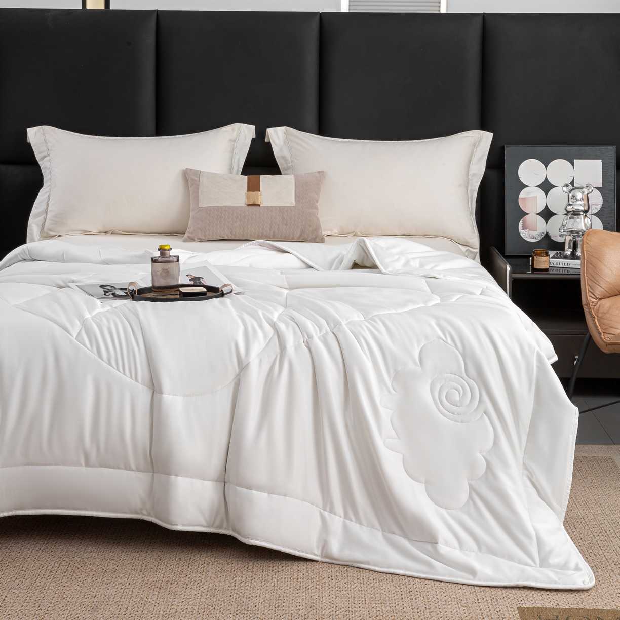 91家纺网 家纺一手货源 找家纺 （总）茧月 2025新款天丝棉蚕丝羊毛被