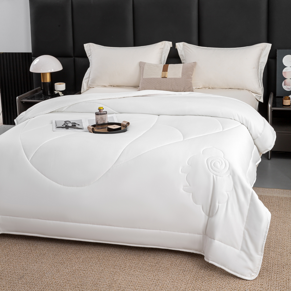 91家纺网 家纺一手货源 找家纺 （总）茧月 2025新款天丝棉蚕丝羊毛被